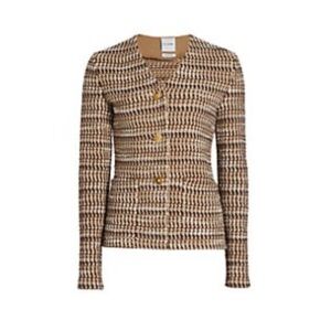 St. John brown tweed knit jacket, size 12